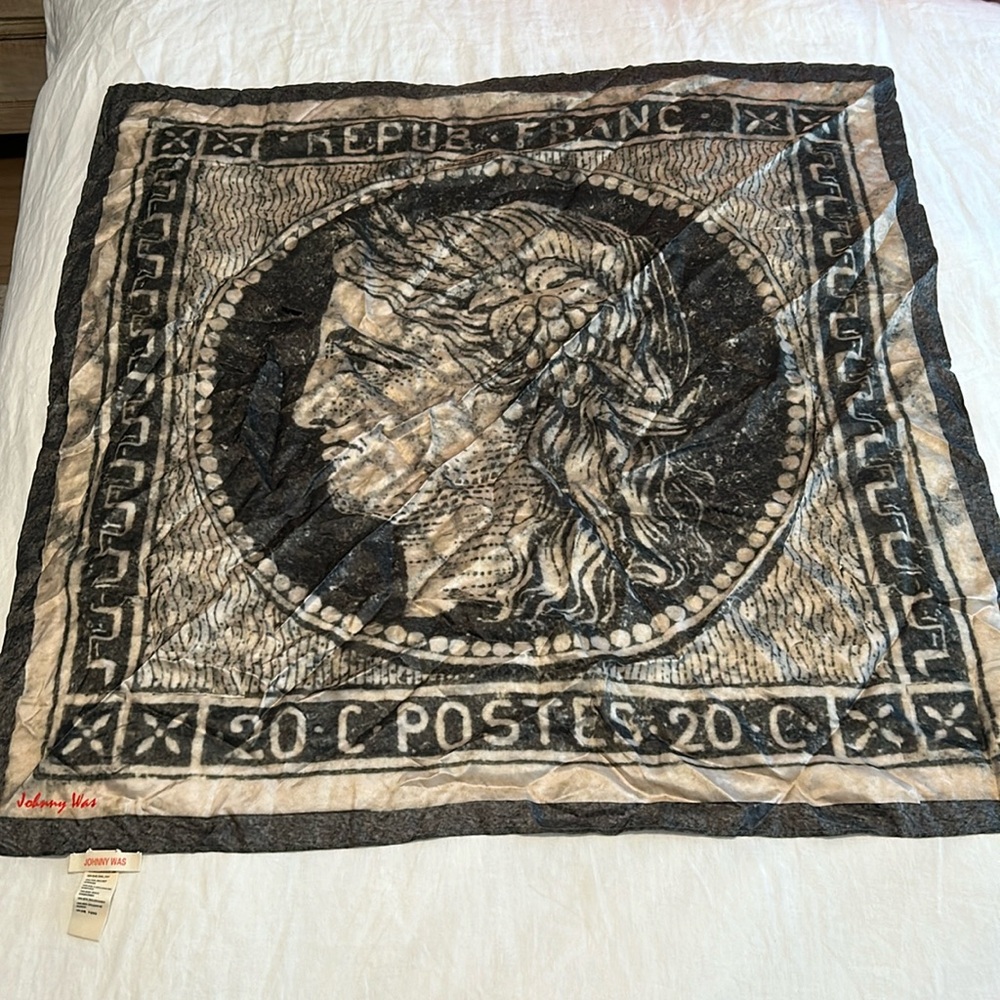 Johnny Was 100% Silk Scarf